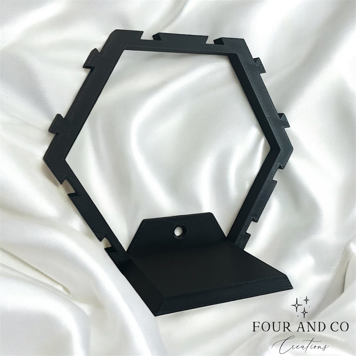 Modular 3D Printed Hexagon Shelf β Stackable Wall Display for Funko Pop Figures & Collectibles