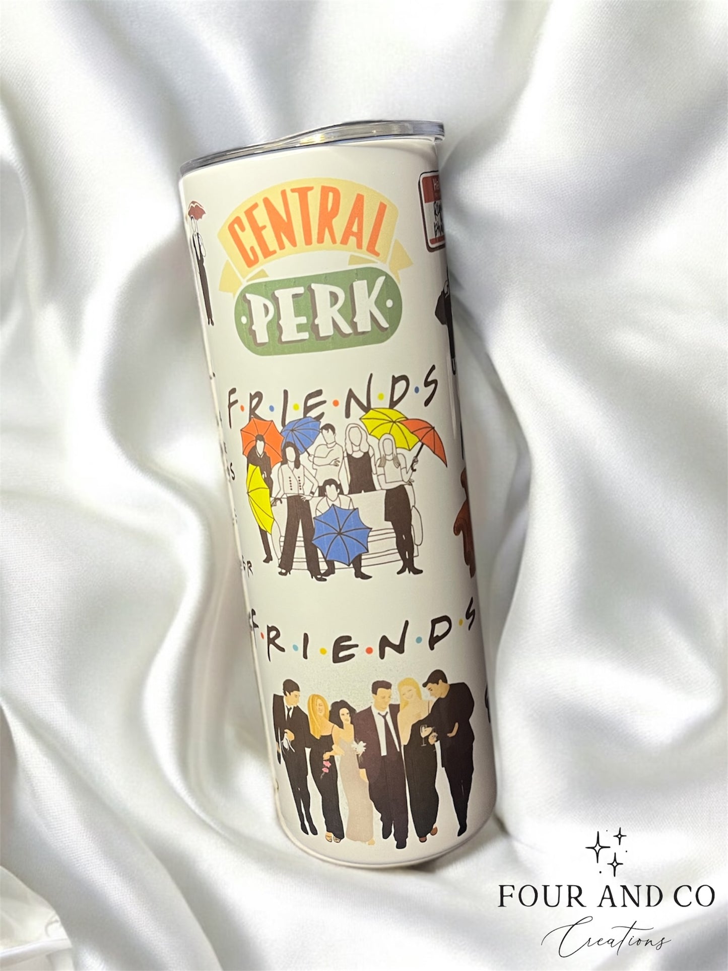 Faded Friends MI 20oz Tumbler