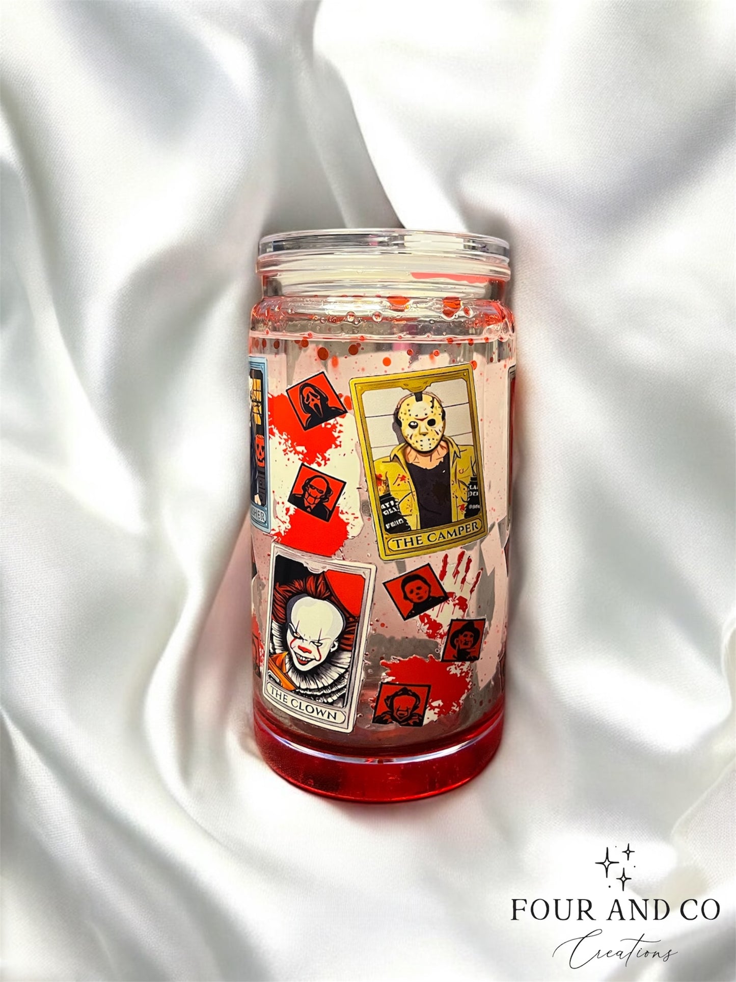 Lava Drip Horror Tumbler