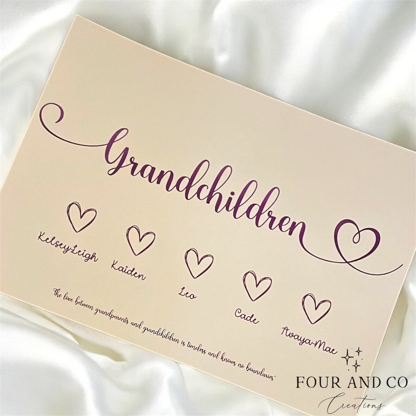 Grandchildren Foil Print