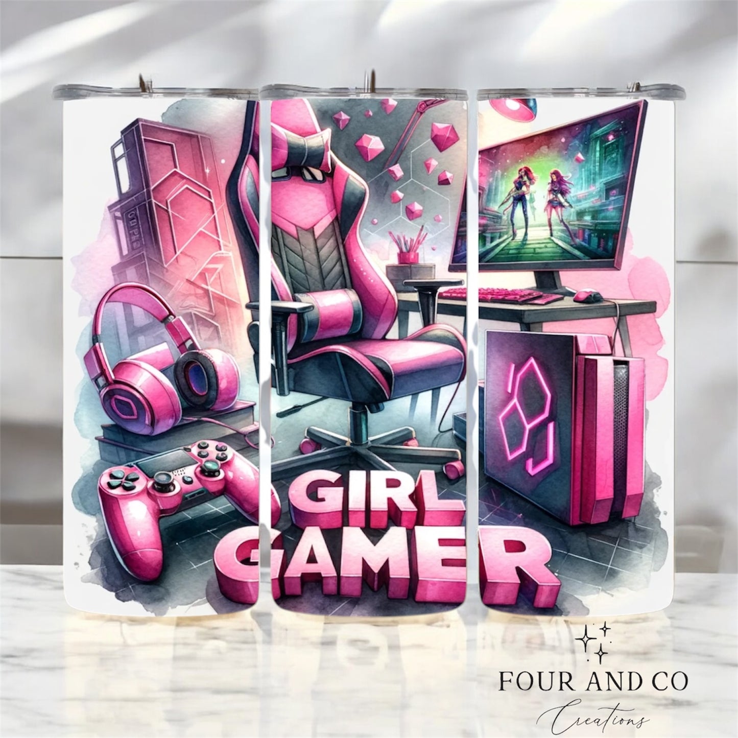 Girl Gamer 20oz Tumbler