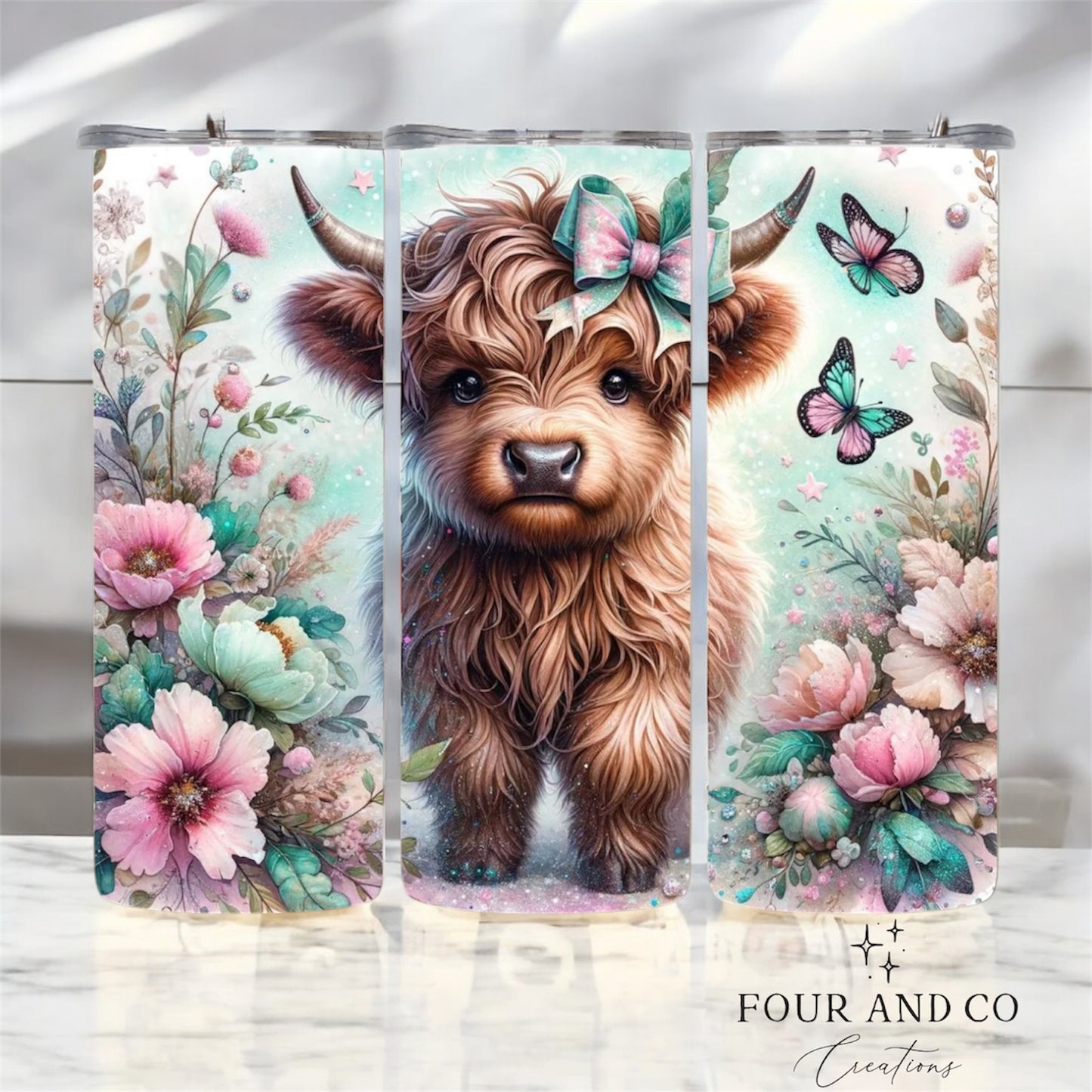 Highland Cow 20oz Tumbler