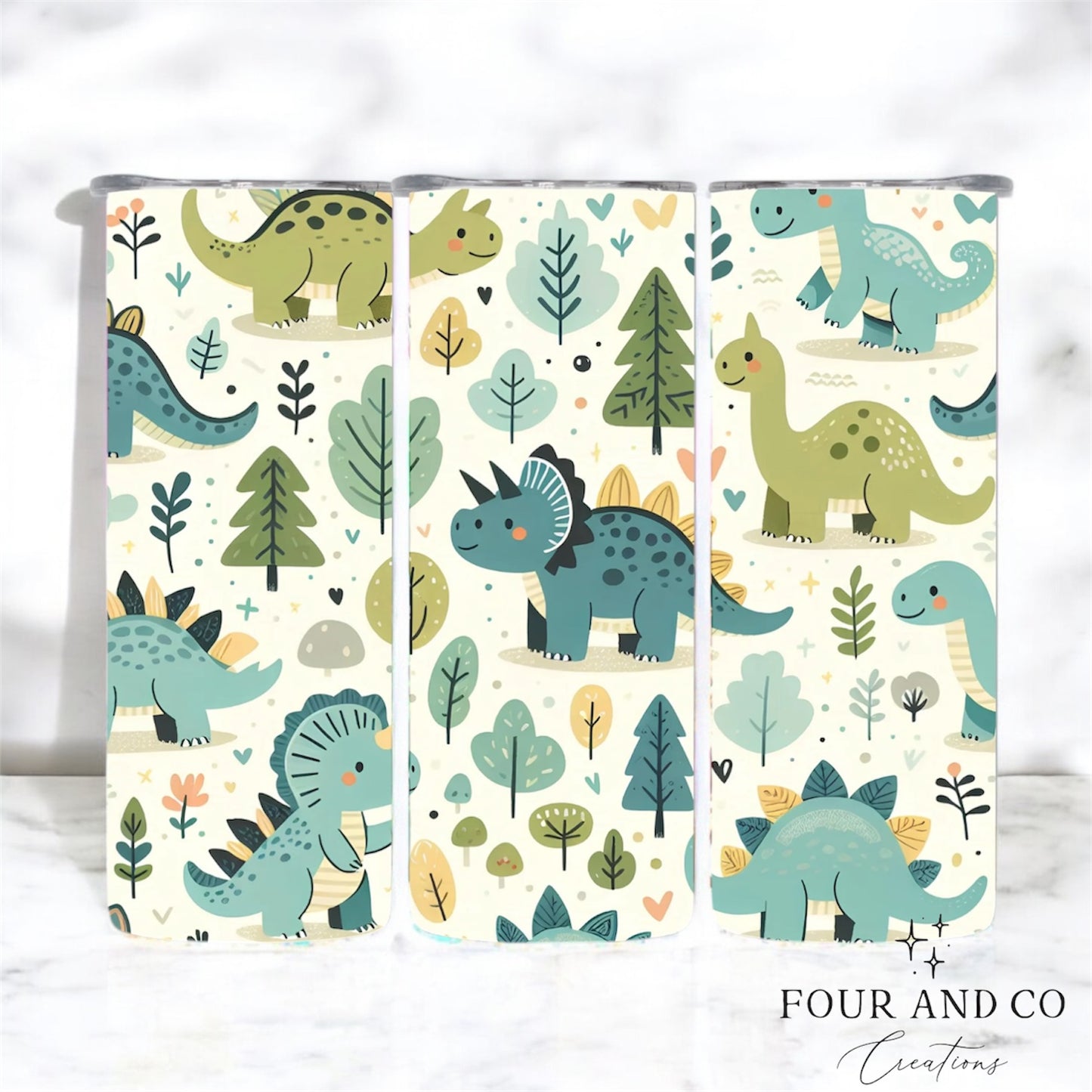 Roaring Dinosaur 20oz Tumbler