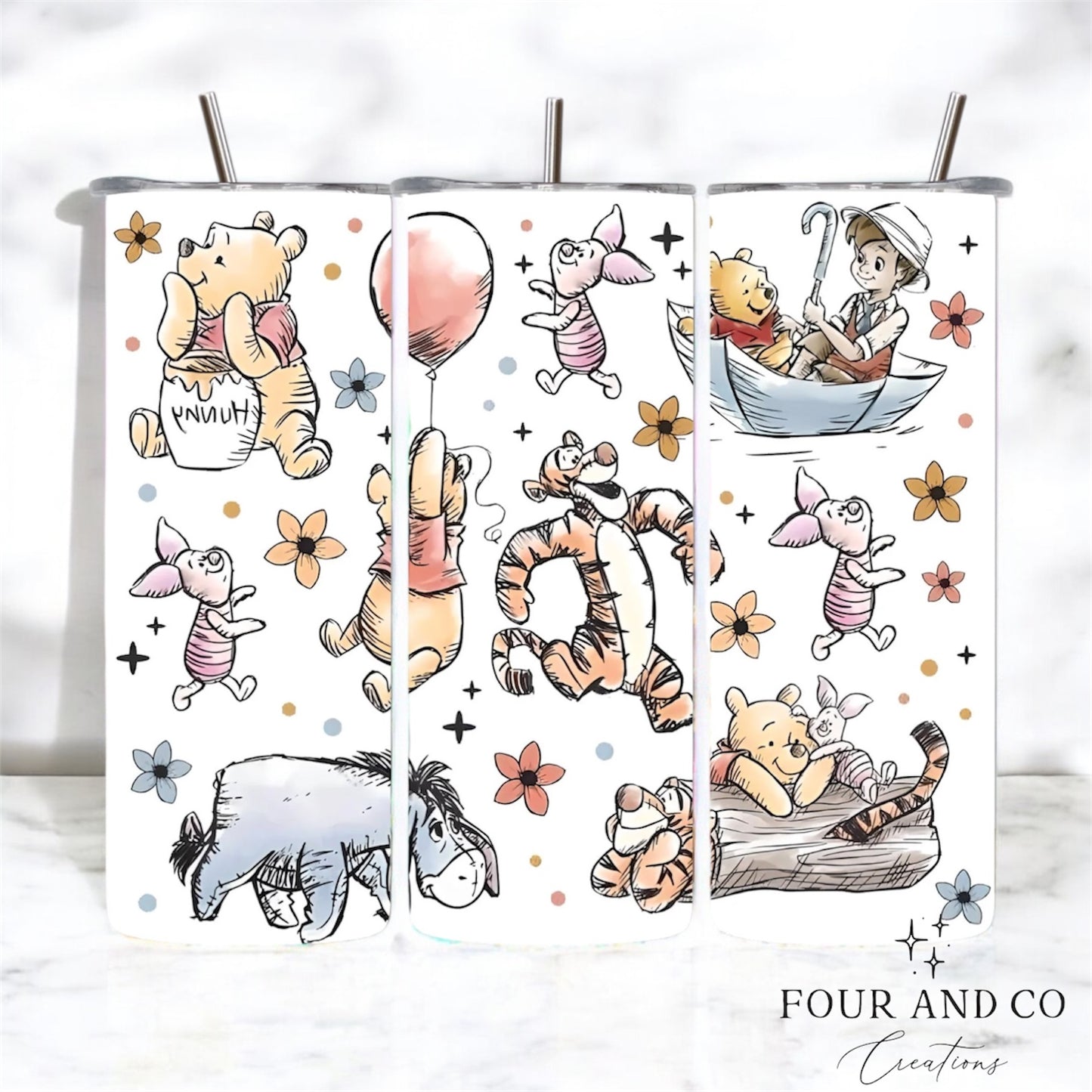 Friends of Pooh 20oz Tumbler