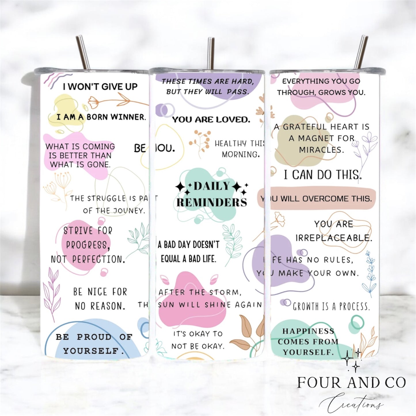 Daily Reminders 20oz Tumblers