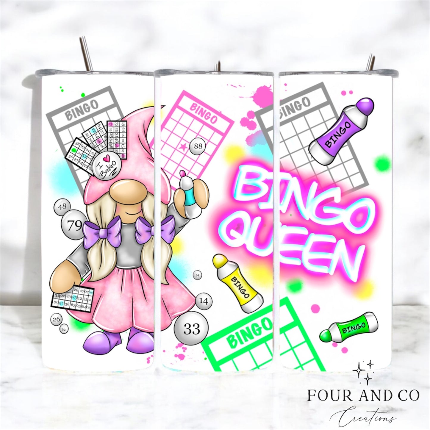 Bingo Queen 20oz Tumbler