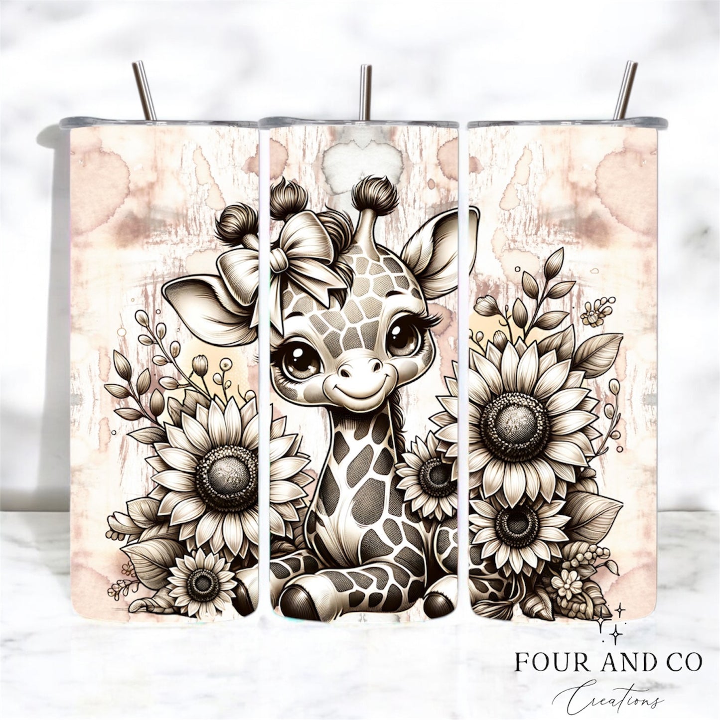 Baby Giraffe 20oz Tumbler