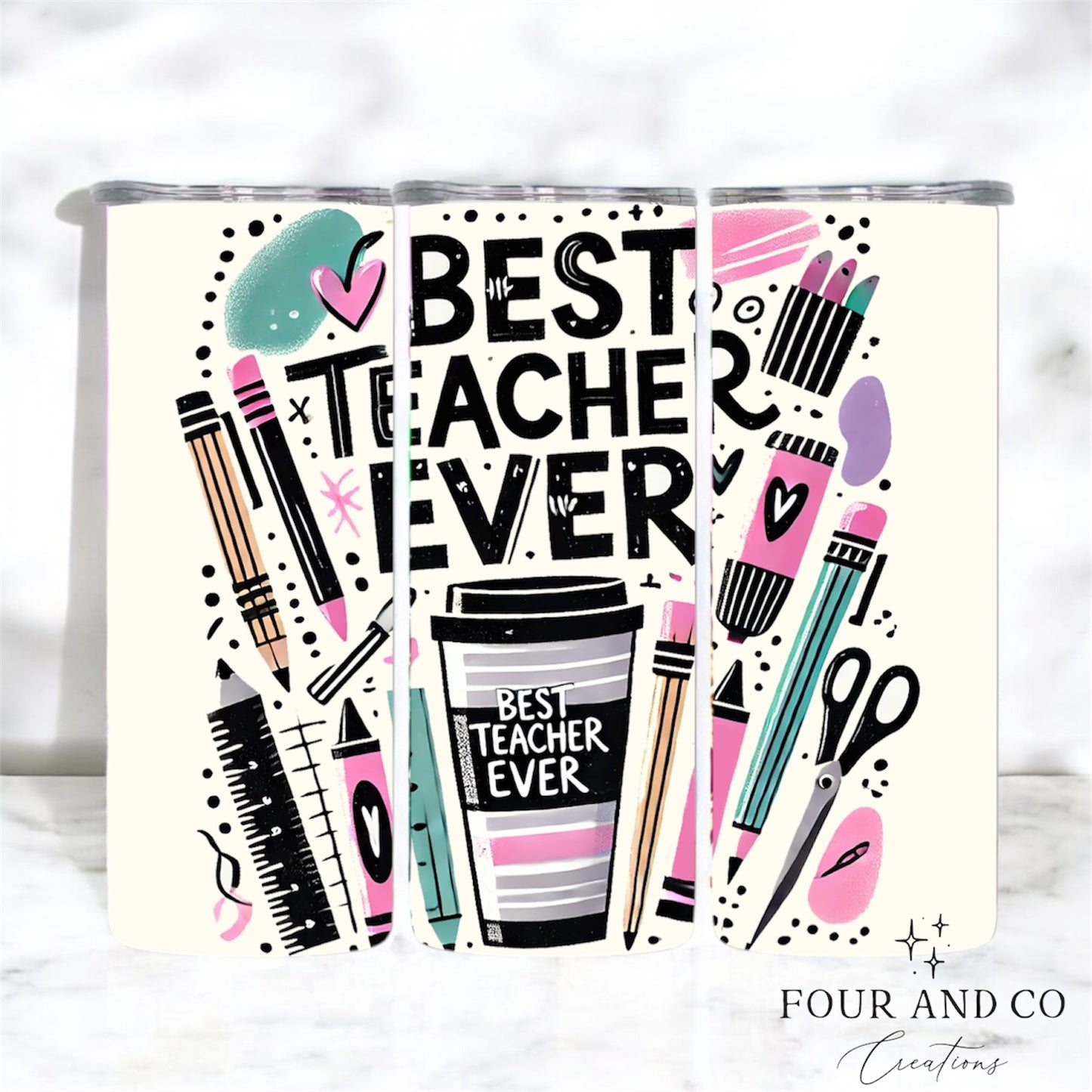 Best Teacher Ever 20oz Tumbler