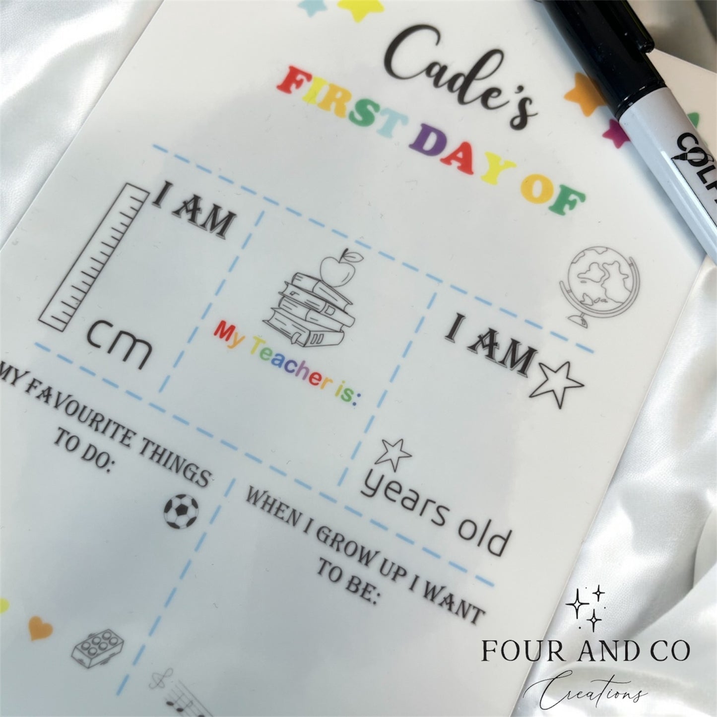 First Day At School Board