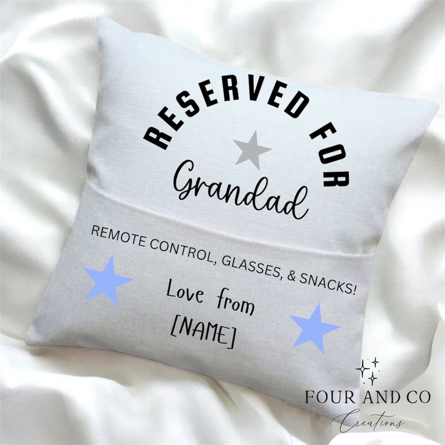 Reserved For Grandad Pillow