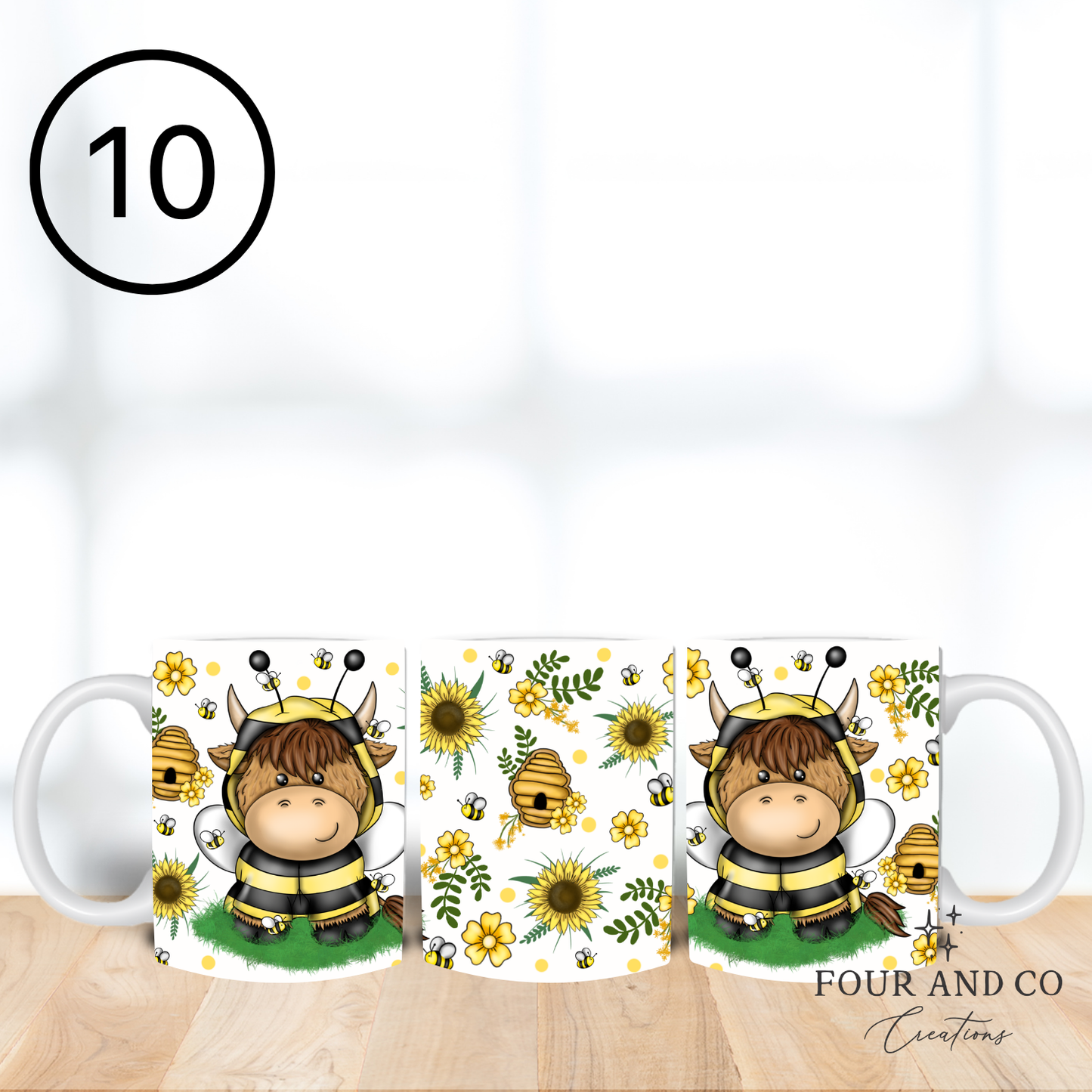 11oz Ceramic Mug – Perfect for Hot & Cold Drinks