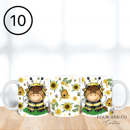 11oz Ceramic Mug – Perfect for Hot & Cold Drinks