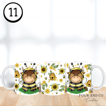 11oz Ceramic Mug – Perfect for Hot & Cold Drinks