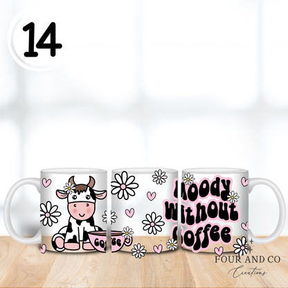 11oz Ceramic Mug – Perfect for Hot & Cold Drinks