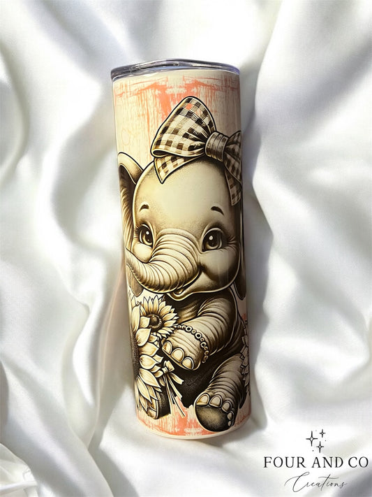 Cute Baby Elephant 20oz Tumbler