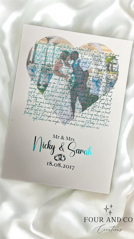 Wedding Foiled Print