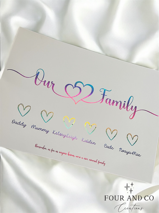 Our Family Print