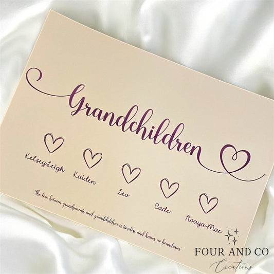 Grandchildren Foil Print