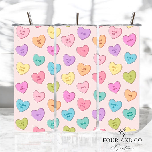 Love Hearts 20oz Tumbler