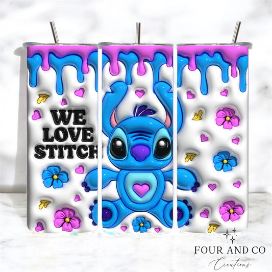 We Love Stitch 20oz Tumbler