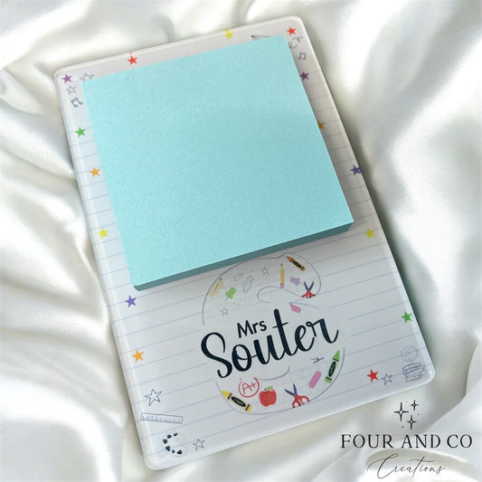 Teacher Post-it Note Plaque