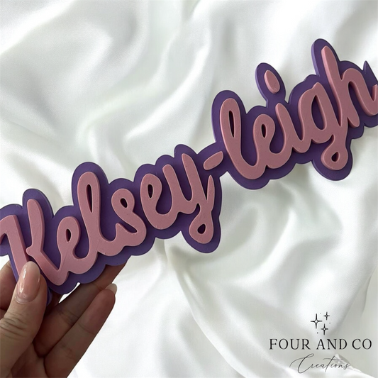 3D Name Plaque